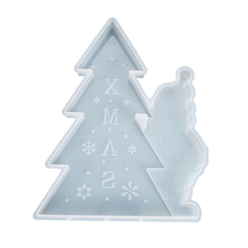 DIYEAH Kreative Weihnachtsbaum-silikonform für DIY Christbaumschmuck Wiederverwendbare Antihaftbeschichtete Weihnachtsdekoration Einfache Trennung für Bastelfreunde und Geschenkideen von DIYEAH