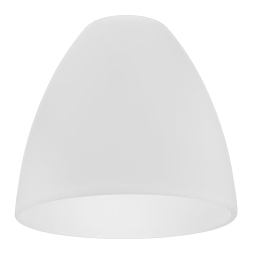 DIYEAH Lampenschirm Aus Glas Geformt Decke Hängend Modern Oval Gefrostet Schatten Material Austausch Des Lampenschirms Runden Groß Elegant Creme Lampenschirme Weiß von DIYEAH