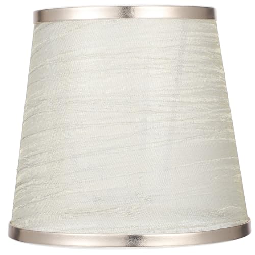 DIYEAH Lampenschirm Ersatz Lampenschirm Transparent für Tischlampe Wohnzimmer Schlafzimmer Dekorativer mit Metallfassung Leicht Montierbar und Vielseitig von DIYEAH