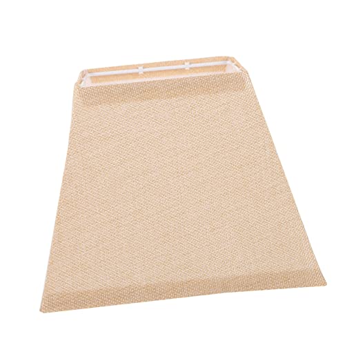 DIYEAH Lampenschirme Decke Uv Hängend Schatten Ersatz Hängelampenschirm Groß Grün Blocklampe Modern Leinen Tischlampenschirm Universelle Lampenabdeckung Stoff Orange von DIYEAH