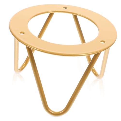 DIYEAH Metallhalter Tellerständer aus Eisen Stabiler Möbel Tray Basis Halter Rutschfester Display Ständer für Tabletts Kunstwerke Bücher Vielseitig für Wohn Büro und Küchenbereich von DIYEAH
