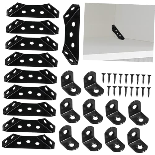 DIYEAH Möbel Eckverbinder Teilig Robuste Winkelverbinder für Regal Schrank Tisch Vielseitige Möbel Eckhalterungen mit Schrauben Einfache Montage Langlebige Winkelstützen DIYEAH Möbel Eckverbinder Teilig Robuste Winkelverbinder für Regal Schrank Tisch Vielseitige Möbel Eckhalterungen mit Schrauben Einfache Montage Langlebige Winkelstützen von DIYEAH