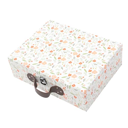 DIYEAH Multi-funktionale Pappkoffer Für Hochzeiten Und Partys Dekorative Aufbewahrungsbox Für Und Schmuck Platzsparende Kleine Reisebox Aus Dickem Papier von DIYEAH