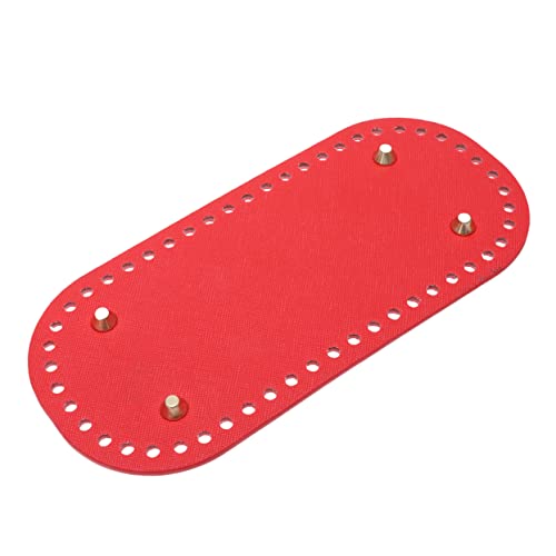 DIYEAH Ovaler PU Leder Taschenboden für DIY Handtaschen Schützende Unterlage Rot für Stricken und Kreative Taschenprojekte DIYEAH Ovaler PU Leder Taschenboden für DIY Handtaschen Schützende Unterlage Rot für Stricken und Kreative Taschenprojekte von DIYEAH