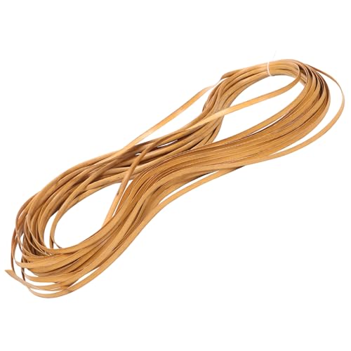 DIYEAH PE Kunststoff Rattan Reparaturmaterial Langlebiges Leichtes Flechtmaterial für DIY Balkon Gartenmöbel Holzfarben für Stuhl Möbelreparatur Praktische Bastelmaterialien von DIYEAH
