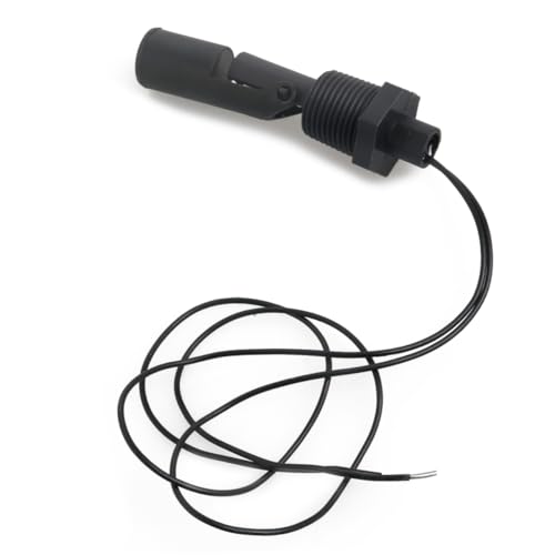 DIYEAH PP Schwimmerschalter Wasserstandssensor Horizontal Flüssigkeitspegelregler für Teich Pool Aquarium Garten Schwarz Langlebiger PP Schaltleistung von DIYEAH