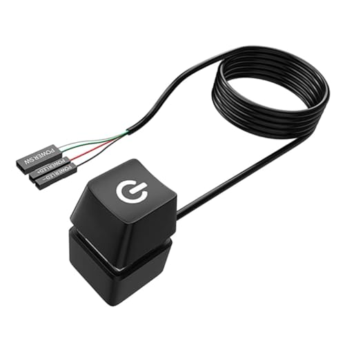 DIYEAH Pc Power Button Verlängerungskabel Externer Desktop Netzschalter für Pc Flexibles Design Einfache Handhabung Robuste Materialien Komfortable Stromsteuerung von DIYEAH