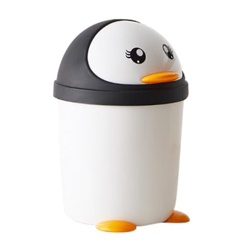 DIYEAH Penguin Mülleimer Mit Deckel Für Junge Mädchen Niedlicher Kunststoff-abfallbehälter Für Schlafzimmer Büro Auto Und Küche Attraktives Design Für Kinderzimmer Und Badezimmer DIYEAH Penguin Mülleimer Mit Deckel Für Junge Mädchen Niedlicher Kunststoff-abfallbehälter Für Schlafzimmer Büro Auto Und Küche Attraktives Design Für Kinderzimmer Und Badezimmer von DIYEAH
