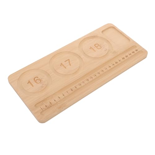 DIYEAH Perlenbrett Aus Holz Mit Rillendesign Schmuck-Organizer Für Armbänder Und Perlenschmuck Tablett Zum Sortieren Und Auffädeln Von Perlen DIYEAH Perlenbrett Aus Holz Mit Rillendesign Schmuck-Organizer Für Armbänder Und Perlenschmuck Tablett Zum Sortieren Und Auffädeln Von Perlen von DIYEAH