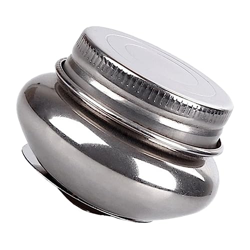 DIYEAH Pinselreiniger Aus Edelstahl Tragbarer Pinselwaschtopf Mit Deckel Behälter Zum Farbmischen Wiederverwendbar Und Einfach Zu Reinigen von DIYEAH