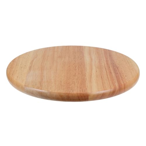 DIYEAH Runder Sitzhocker Aus Holz Mit Ersatzplatte Für Barhocker Aus Massivholz Ergonomisch Geformt Für Bequemlichkeit Für Esszimmer Und Cafés von DIYEAH