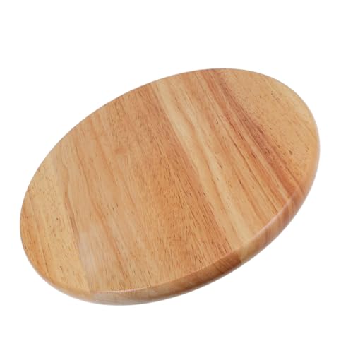 DIYEAH Rundes Sitzkissen aus Massivem Holz Ersatzsitzfläche Langlebig und Passend für Barhocker Esszimmer Kantinenstühle Leicht zu Reinigen Platzsparend von DIYEAH