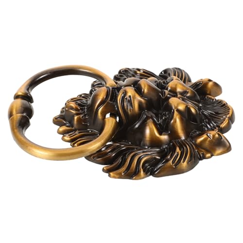 DIYEAH Rustikaler Löwenkopf Türgriff Zinklegierung Antiker Gartentor Griff mit Wetterbeständigem Vintage Finish Robustes Türbeschlag für Scheunentore Gartenzäune und Villentore Einfach zu DIYEAH Rustikaler Löwenkopf Türgriff Zinklegierung Antiker Gartentor Griff mit Wetterbeständigem Vintage Finish Robustes Türbeschlag für Scheunentore Gartenzäune und Villentore Einfach zu von DIYEAH