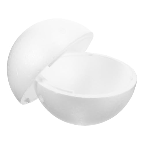 DIYEAH Weißer Schaumstoffkegel Bastelball Für Hochzeit Party Zubehör Runder Schaumstoffball Zum Dekorieren Und Bemalen Für DIY Projekte von DIYEAH