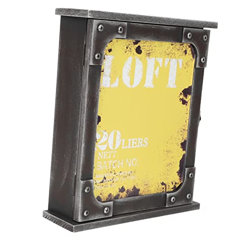 DIYEAH Vintage Schlüsselaufbewahrungsbox Multifunktionale Wandmontage Großer Stauraum Für Schlüssel Und Schmuck Rustikales Design Für Ihr Zuhause von DIYEAH