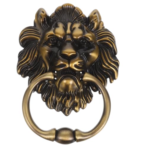DIYEAH Schubladen-Löwenkopf-Ringgriff, antiker Schrankgriff, Vintage-Türknauf für Nachttisch, Kommode, Schrank, Möbel, Küche, Badezimmer, Schlafzimmer, Kleiderschrank, Antik-Bronze-Grün DIYEAH Schubladen-Löwenkopf-Ringgriff, antiker Schrankgriff, Vintage-Türknauf für Nachttisch, Kommode, Schrank, Möbel, Küche, Badezimmer, Schlafzimmer, Kleiderschrank, Antik-Bronze-Grün von DIYEAH