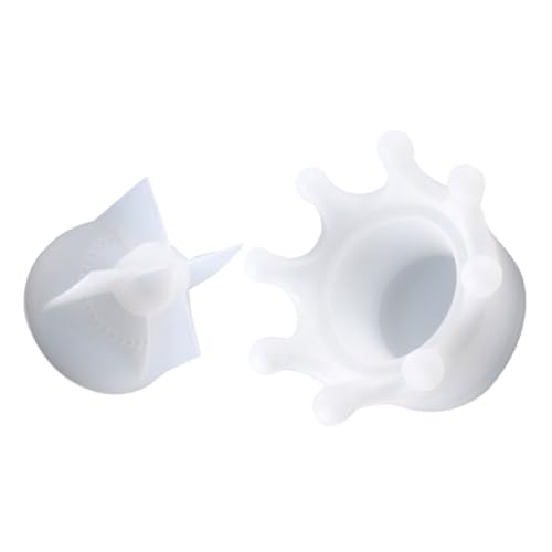 DIYEAH Silikonform Kronen Aufbewahrungsbox mit Stabilem Deckel Vielseitige Resin Casting Mold für Schmuckkästchen Kerzenhalter DIY Basteln und Dekorative Aufbewahrung von DIYEAH