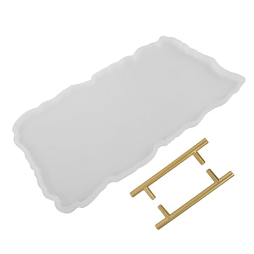 DIYEAH Silikonform Tablett mit Griffen Stabile Diy Gießform für Epoxidharz Detailreiche Silikonform für Unregelmäßige Tabletts Langlebig Einfach zu Entformen für Kunsthandwerk und DIYEAH Silikonform Tablett mit Griffen Stabile Diy Gießform für Epoxidharz Detailreiche Silikonform für Unregelmäßige Tabletts Langlebig Einfach zu Entformen für Kunsthandwerk und von DIYEAH