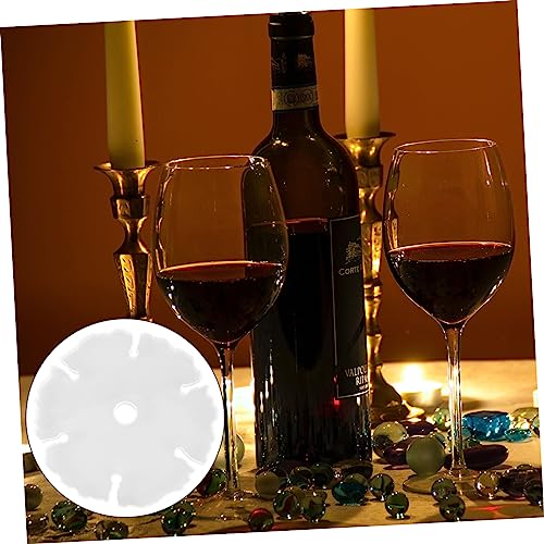 DIYEAH Silikonform für DIY Weinglashalter und Weinregal Flexibel Reißfest Langlebig Wiederverwendbar Geeignet für Individuelle Weinglashalter und Dekorative Tabletts Einfach zu Entformen von DIYEAH