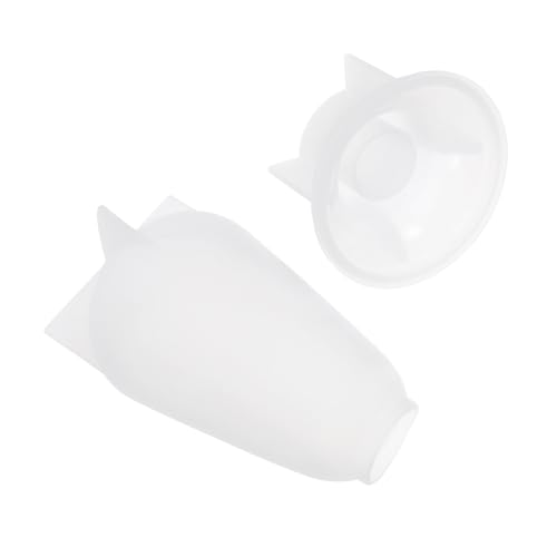 DIYEAH Silikonform für Harz-gießerei mit Praktischem Sockel Flexible Glühbirnenform für Kerzen Resin-dekorationen und Diy-kunsthandwerk Vielseitig Einsetzbar für Hobby und Gewerbe von DIYEAH