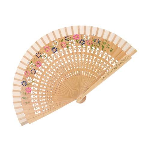 DIYEAH Spanischer Faltbarer Handfächer aus Holz und Stabiler Doppelseitiger Blumen Design Fächer für Frauen Vielseitig Einsetzbar als Dekoration Hochzeit Reise Handlicher Vintage DIYEAH Spanischer Faltbarer Handfächer aus Holz und Stabiler Doppelseitiger Blumen Design Fächer für Frauen Vielseitig Einsetzbar als Dekoration Hochzeit Reise Handlicher Vintage von DIYEAH