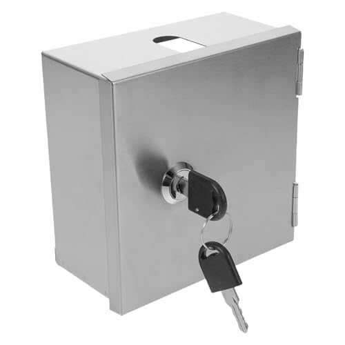 DIYEAH Steckdosenschutz aus Edelstahl: Wasserdichte, abschließbare Steckdosenabdeckung vom 86 – Wandmontage-Schaltkasten für den Schutz von Gartensteckern im Freien von DIYEAH