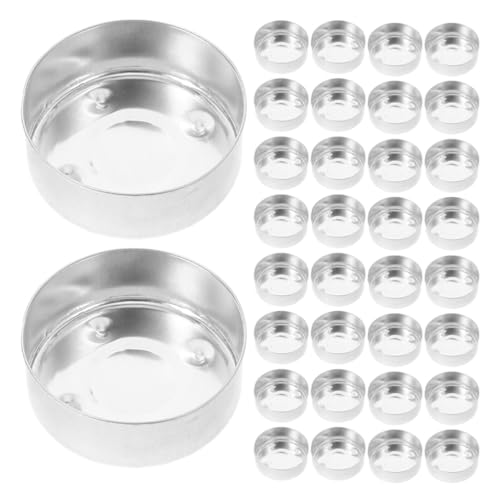 DIYEAH 120stücke Aluminium Teelichthalter Für -projekte Leere Kerzenbehälter Aus Metall Hitzebeständig Für Hochzeiten Und Partys Aromatherapie-lösungen DIYEAH 120stücke Aluminium Teelichthalter Für -projekte Leere Kerzenbehälter Aus Metall Hitzebeständig Für Hochzeiten Und Partys Aromatherapie-lösungen von DIYEAH