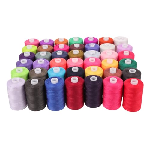 DIYEAH Teiliges Polyester Nähgarn Spulen Bunte Farben für Hand Maschinennaht Robust Vielseitig für DIY Kleidung Reparatur Quilten von DIYEAH