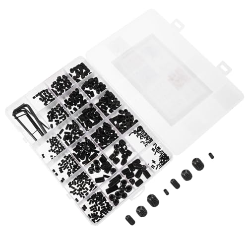 DIYEAH Teiliges Set Schrauben Sortiment Kit Innensechskant Cup Schrauben Stahl für Türgriffe Wasserhähne Lampen Robust Vielseitig für Unterschiedliche Anwendungen DIYEAH Teiliges Set Schrauben Sortiment Kit Innensechskant Cup Schrauben Stahl für Türgriffe Wasserhähne Lampen Robust Vielseitig für Unterschiedliche Anwendungen von DIYEAH