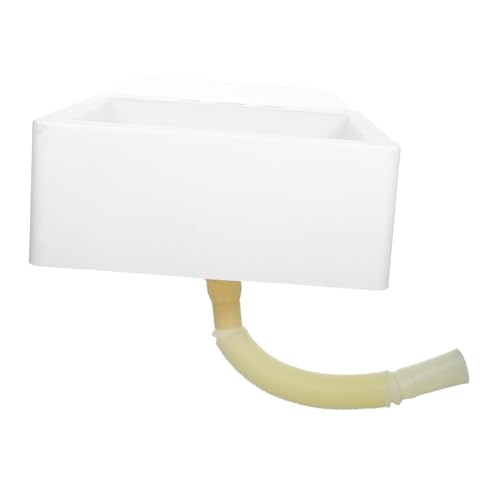 DIYEAH Teiliges Wand-waschbecken aus Kunststoff Kompakter Kleiner Wandmontage-waschbecken für Kleine Badezimmer Platzsparendes Design Einfache Montage ohne Bohren für Mietwohnungen und von DIYEAH