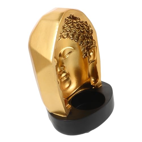 DIYEAH Resin Buddha Teelichthalter Dekorativer Buddha-Kopf Kerzenhalter Für Tisch Und Regal Kreatives Wohnaccessoire Aus Stabilem Harz Für Stimmungsvolle Beleuchtung Und Meditation DIYEAH Resin Buddha Teelichthalter Dekorativer Buddha-Kopf Kerzenhalter Für Tisch Und Regal Kreatives Wohnaccessoire Aus Stabilem Harz Für Stimmungsvolle Beleuchtung Und Meditation von DIYEAH