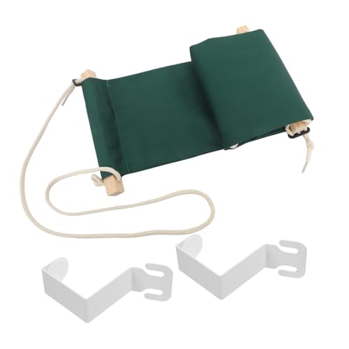 DIYEAH Fußhängematte Schreibtisch Tragbare Fußstütze Mit Haken Zur Entspannung Leichte Hängende Fußstütze Für Büro Und Zuhause Grün von DIYEAH