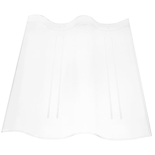 DIYEAH Transparentes Kunststoff Dachpaneel Gewellt UV beständig Langlebig Gewächshaus Überdachung für Garten Outdoor Pflanzenständer Ersatzplatte von DIYEAH