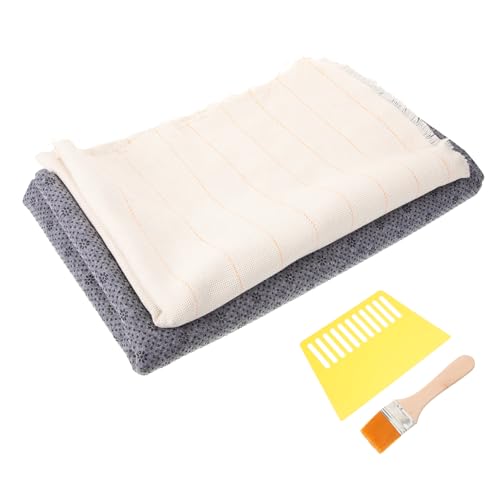 DIYEAH Tufting-Teppich-Set Tufting-Tuch Markierte Linien Tuch Für Punch Needle-teppichherstellung Zufällige Farbe von DIYEAH