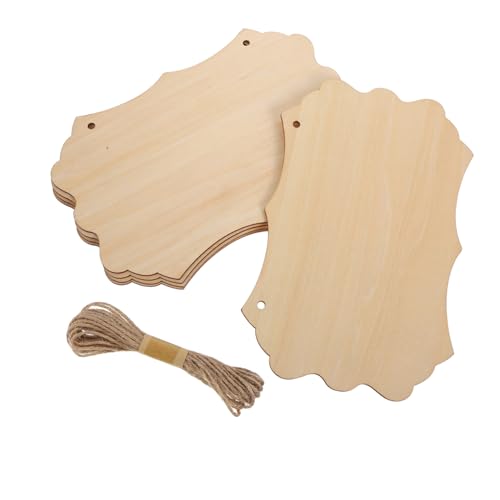 DIYEAH Unfertiges Holz-schild mit Juteschnur Blanko Wandtafel zum Bemalen Basteln und Dekorieren Robuste Holzplakette für DIY Kunstwerke Rustikaler Landhausstil Einfache Wandbefestigung DIYEAH Unfertiges Holz-schild mit Juteschnur Blanko Wandtafel zum Bemalen Basteln und Dekorieren Robuste Holzplakette für DIY Kunstwerke Rustikaler Landhausstil Einfache Wandbefestigung von DIYEAH