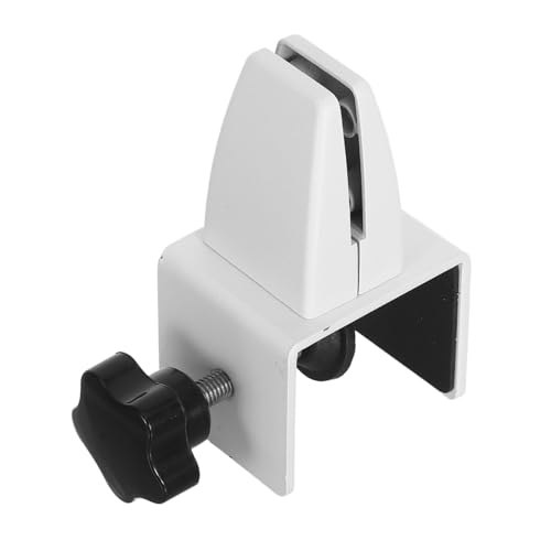 DIYEAH Verstellbare Aluminiumlegierung Tisch Trennwandklemme Bewegliche Halterclips für Schreibtisch Trennwände Stabile Basis für oder Holzplatten für Büroarbeitsplätze von DIYEAH