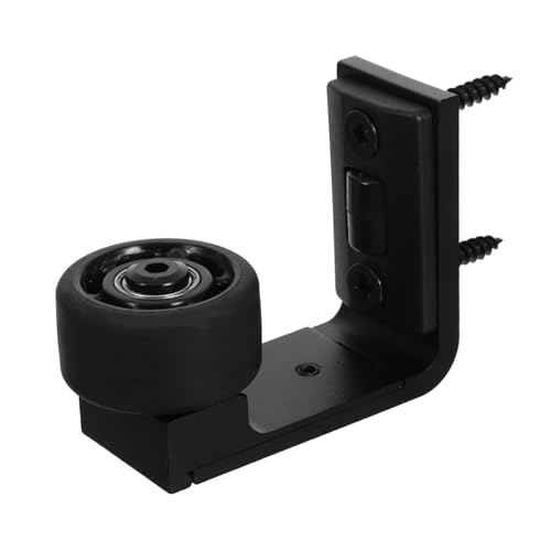 DIYEAH Verstellbare Bodenführung Schiebetür Toiletten Scheunentür Führung Roller Kunststoff für Glas Holzschiebetüren Stabile Türführung Stoßschützendes Design Geeignet für Türstärken von DIYEAH