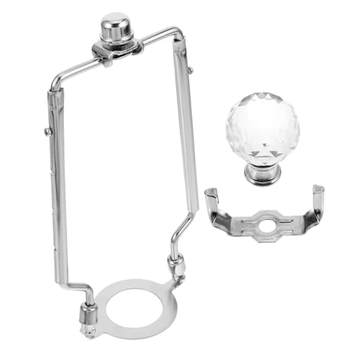 DIYEAH Verstellbarer Lampenharfen halter aus Robustem Eisen Lampenschirmhalter für Tisch Stehlampen Einfach zu Montierendes Lampenersatzteil für Langlebige Beleuchtung von DIYEAH