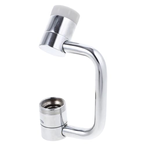 DIYEAH Verstellbarer Wasserhahnverlängerer mit Schwenkbarem Roboterarm Universeller Badezimmer Waschbecken Adapter Auslaufaufsatz Flexibel und Spritzwassergeschützt für Gesicht und Haare von DIYEAH