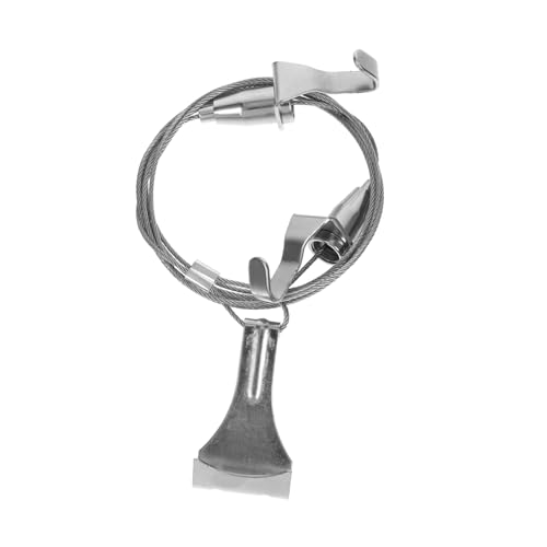 DIYEAH Verstellbares Bilderaufhängesystem aus Stahlseil mit Haken und Metallbeschichtung Stabiles Galerieseil für Ausstellung Bildaufhängung Keilrahmen Vielseitig für Zuhause und DIYEAH Verstellbares Bilderaufhängesystem aus Stahlseil mit Haken und Metallbeschichtung Stabiles Galerieseil für Ausstellung Bildaufhängung Keilrahmen Vielseitig für Zuhause und von DIYEAH