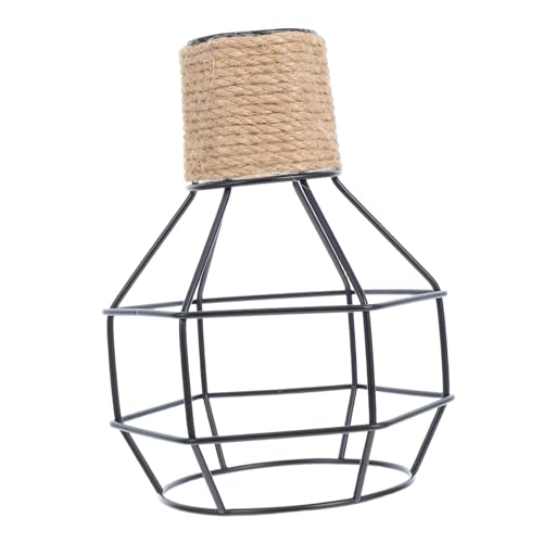 DIYEAH Vintage Boho Lampenschirm Rustikaler Industriestil mit Juteseil Metall Gitterlampenschirm für Wand und Deckenleuchten für Dekorative Beleuchtung Modernen Räumen DIYEAH Vintage Boho Lampenschirm Rustikaler Industriestil mit Juteseil Metall Gitterlampenschirm für Wand und Deckenleuchten für Dekorative Beleuchtung Modernen Räumen von DIYEAH