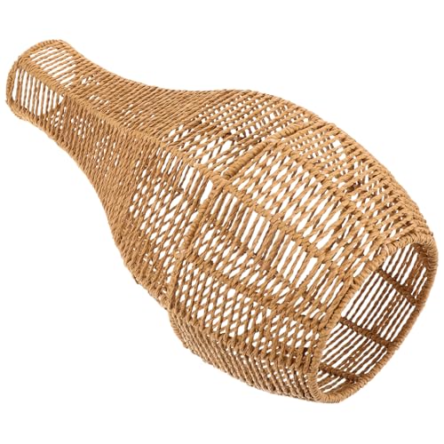 DIYEAH Vintage Deckenlampe Lichtschutz aus Geflochtenem Material Rustikaler Lampenschirm Wärmeisolierend und Augenschonend Vielseitig für Schlafzimmer Wohnzimmer Bar und Einfache DIYEAH Vintage Deckenlampe Lichtschutz aus Geflochtenem Material Rustikaler Lampenschirm Wärmeisolierend und Augenschonend Vielseitig für Schlafzimmer Wohnzimmer Bar und Einfache von DIYEAH