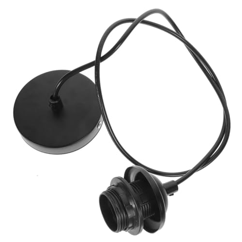 DIYEAH Vintage Lampenfassung Pendelleuchte Schwarz Kabel Retro Lampenhalter Feuerfest Hängelampe Ersatz Leuchte DIY Deckenlampe DIYEAH Vintage Lampenfassung Pendelleuchte Schwarz Kabel Retro Lampenhalter Feuerfest Hängelampe Ersatz Leuchte DIY Deckenlampe von DIYEAH
