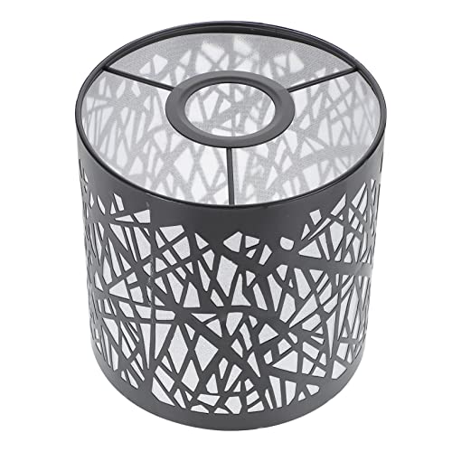 DIYEAH Vintage Lampenschirm Eisen Pendelleuchte Augenschonender Schirm Schwarzem Nestdesign für Tischlampen und Deckenleuchten Stilvolle Raumdekoration von DIYEAH