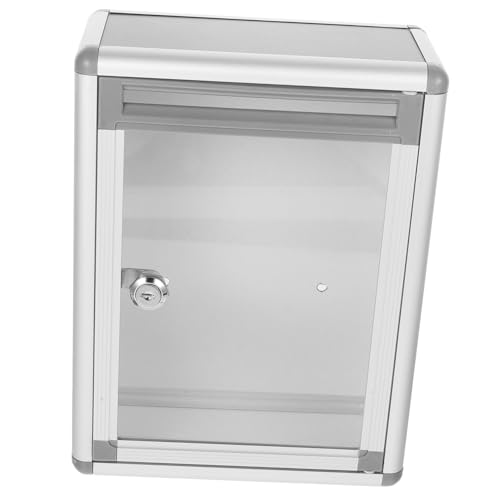 DIYEAH Wandmontierter Vorschlagskasten aus Aluminiumlegierung mit Schloss Abschließbarer Briefkasten für Büro und Schule für Anregungen und Kommentare DIYEAH Wandmontierter Vorschlagskasten aus Aluminiumlegierung mit Schloss Abschließbarer Briefkasten für Büro und Schule für Anregungen und Kommentare von DIYEAH