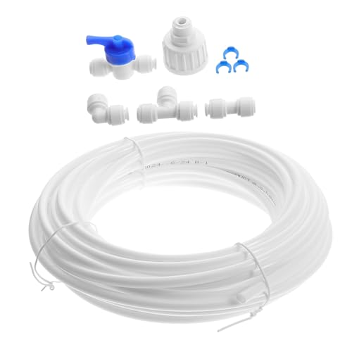 DIYEAH Wasserfilter Schlauchset Flexibel und Langlebig Schnellanschluss Rohrleitung für Kühlschrank Wasserleitung Kompatibel mit Umkehrosmose und Trinkwasserfiltern von DIYEAH