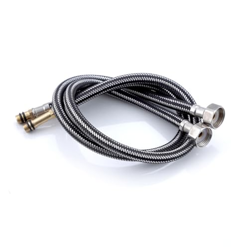 DIYEAH Wasserhahn Bad Mischbatterie aus Kupferlegierung Drehbarer Waschtisch Wasserhahn mit Heiß Kaltwasser einhebel Langlebig Kratzfest für Einlochspüle im Badezimmer und Gäste wc von DIYEAH