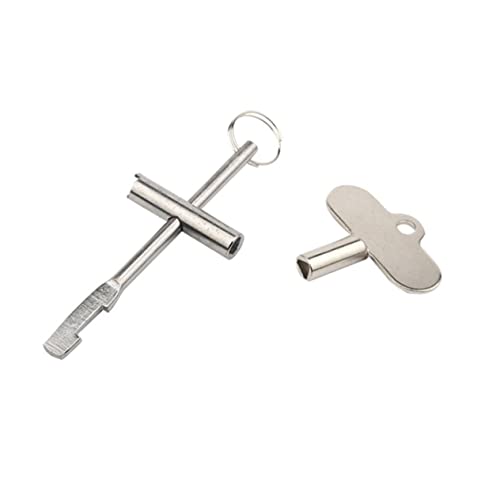DIYEAH Wassermeter Schlüsselset Teiliges Set für Wasserzähler und Ventile Robuste Metallkonstruktion für Outdoor Reparaturen und Wartungsarbeiten von DIYEAH