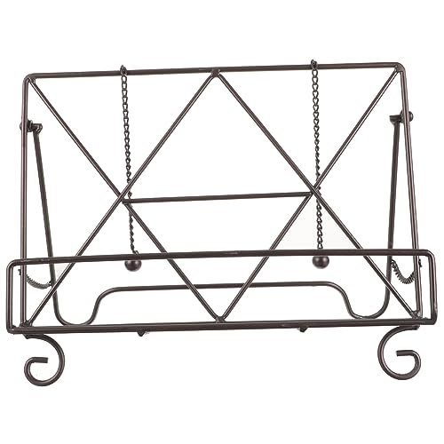 DIYEAH Zeitschriftenbehälter Lagerung Desktop-Bücherregal Zeitungsausstellung Steht Magazinhalter Stand Eisenregal Ordnerregal Zeitschriftenständer aus Eisenkunst Star Aktenregal Black DIYEAH Zeitschriftenbehälter Lagerung Desktop-Bücherregal Zeitungsausstellung Steht Magazinhalter Stand Eisenregal Ordnerregal Zeitschriftenständer aus Eisenkunst Star Aktenregal Black von DIYEAH