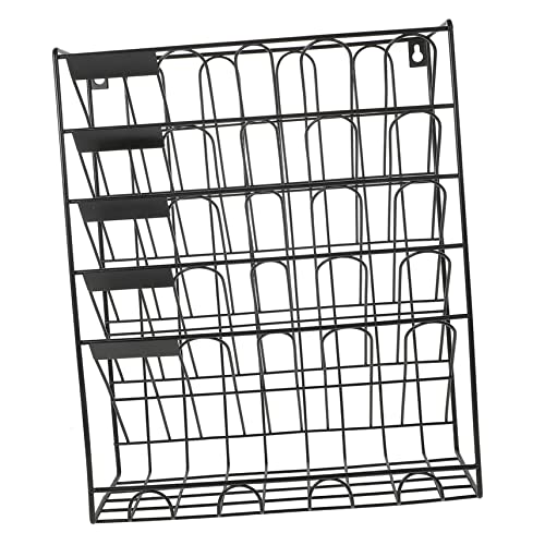 DIYEAH Zeitschriftenständer Wand Aktenorganisator Für Den Schreibtisch Magazinhalterung Zeitschriftenbehälter Gestell Hängend Stand Montiert Dateiorganisator Aktenhalter Klein Eisen Black DIYEAH Zeitschriftenständer Wand Aktenorganisator Für Den Schreibtisch Magazinhalterung Zeitschriftenbehälter Gestell Hängend Stand Montiert Dateiorganisator Aktenhalter Klein Eisen Black von DIYEAH